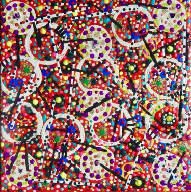 Painting titled "The Jewels of life…" by Adam Kamhi, Original Artwork, Acrylic
