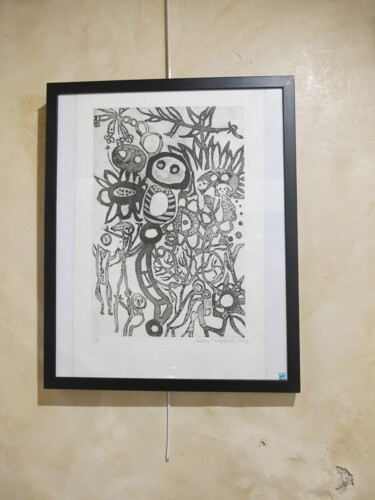 Printmaking titled "Epreuve d'Artiste" by Adam Nidzgorski, Original Artwork, Engraving