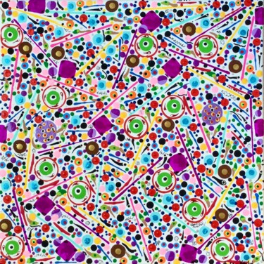 Harmoniously Intertwined Painting titled "Harmoniously Intert…" by Adam Kamhi, Original Art, Acrylic