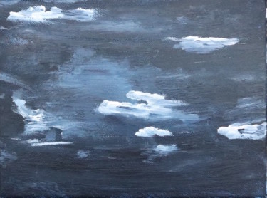 Картина под названием "Ocean or Sky ." - Adam Spinosa, Подлинное произведение искусства, Акрил