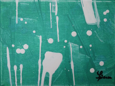 Schilderij getiteld "green" door Adam Spinosa, Origineel Kunstwerk, Acryl