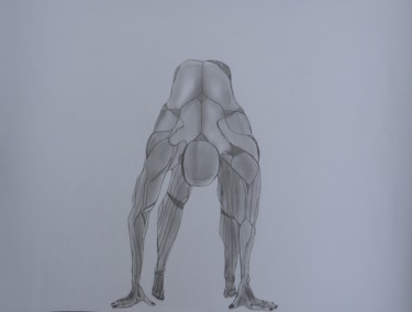 Drawing titled "men" by Adam Spinosa, Original Artwork, Graphite