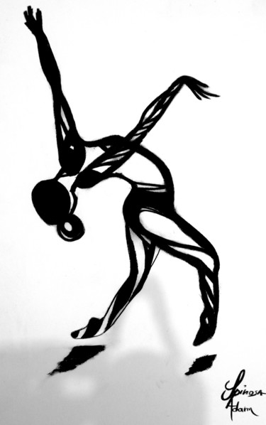 Zeichnungen mit dem Titel "silhouette" von Adam Spinosa, Original-Kunstwerk, Kohle