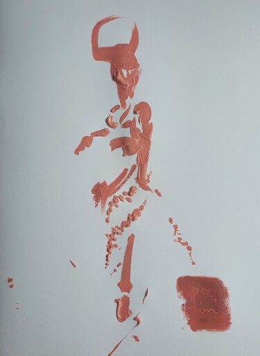 Peinture intitulée "Jeriane" par Adam Spinosa, Œuvre d'art originale, Acrylique Monté sur Carton