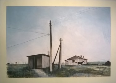 Pittura intitolato "Nostalghia" da Adaruna, Opera d'arte originale, Acrilico