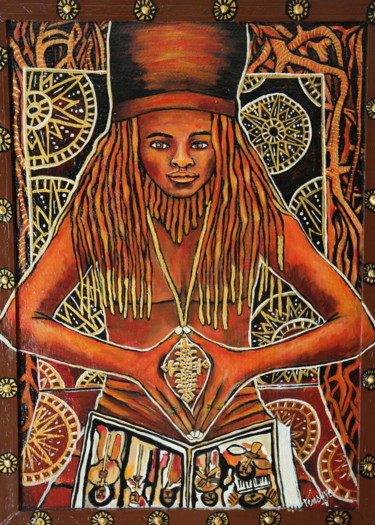 Painting titled "Umojah" by Tensaye, Original Artwork, Acrylic