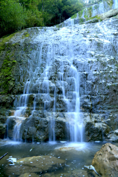 Photography titled "waterfall 12" by Tensaye, Original Artwork, Non Manipulated Photography