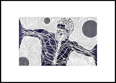 Hercule Gravures & estampes intitulée "Hercule" par Dario Imbò, Œuvre d'art originale, Gravure