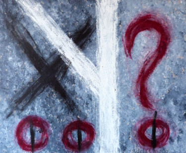Cuestión de cromosomas III Pintura titulada "Cuestión de cromoso…" por Adela Casado Cano (Adela Casado), Obra de arte original, Oleo
