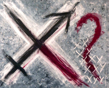 Pintura titulada "Cuestión de cromoso…" por Adela Casado Cano (Adela Casado), Obra de arte original, Acrílico