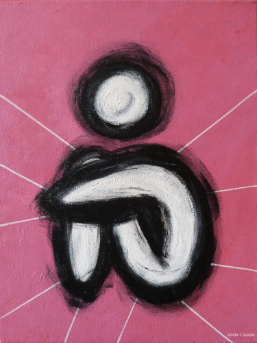 En RED I Pintura titulada "En RED I" por Adela Casado Cano (Adela Casado), Obra de arte original, Acrílico