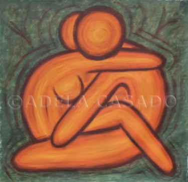 ENAMORADOS / LOVERS Pintura titulada "ENAMORADOS / LOVERS" por Adela Casado Cano (Adela Casado), Obra de arte original, Acrílico