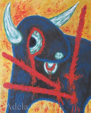 DIVERTIMENTO HUMANO / Human amusement Pintura titulada "DIVERTIMENTO HUMANO…" por Adela Casado Cano (Adela Casado), Obra de arte original, Acrílico