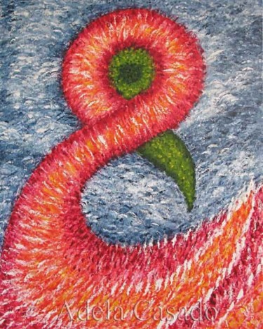 CISNE URBANO SIGLO XXI Pintura titulada "CISNE URBANO SIGLO…" por Adela Casado Cano (Adela Casado), Obra de arte original, Acrílico