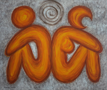 DESENCUENTRO Pintura titulada "DESENCUENTRO" por Adela Casado Cano (Adela Casado), Obra de arte original, Acrílico
