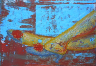 Peinture intitulée "SHOES II" par Adèle Fontran, Œuvre d'art originale, Acrylique