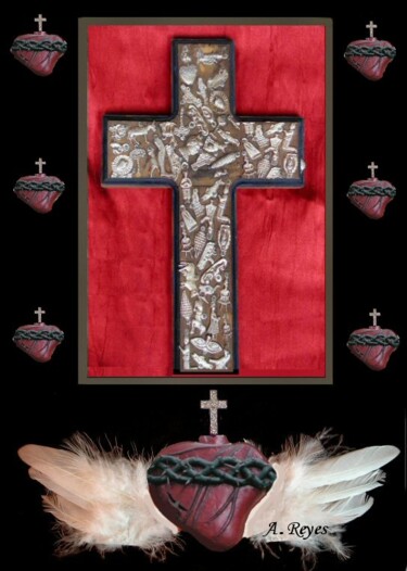 Fotografía titulada "Mi cruz" por Adelina Reyes, Obra de arte original, Fotografía digital