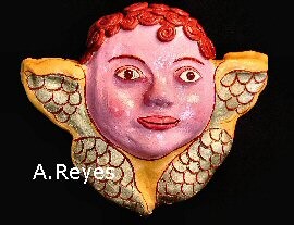 Escultura titulada "Angelito" por Adelina Reyes, Obra de arte original