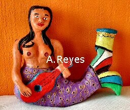 Sculpture titled "ceramic 7" by Adelina Reyes, Original Artwork