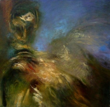 Peinture intitulée "portrait.JPG" par Adham Bozart, Œuvre d'art originale, Huile