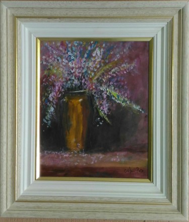 Painting titled "flores-1.jpg" by Adilson Pinto, Original Artwork, Acrylic
