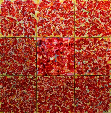 Peinture intitulée "Millions and millio…" par Adiyabazar Nyam, Œuvre d'art originale, Huile