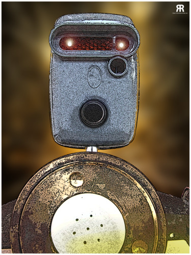 Robot alfa 005 -Gripho Digital Arts titled "Robot alfa 005 -Gri…" by Alfredo Blasco Nuin, Original Art, 2D Digital Work