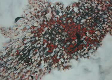 Pittura intitolato "Vain" da Adnan Avni, Opera d'arte originale, Olio