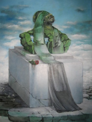 Pintura titulada "Freedom" por Adnan Yahya, Obra de arte original, Oleo