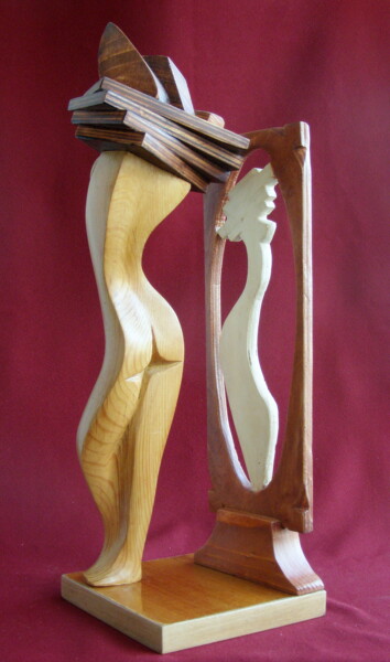 Скульптура под названием "strip-2.jpg" - Adolf Neystat, Подлинное произведение искусства, Дерево