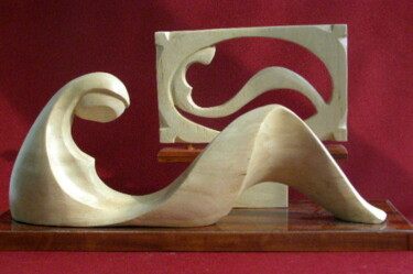 Sculpture titled "reflection.jpg" by Adolf Neystat, Original Artwork, Wood