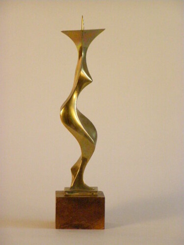 Скульптура под названием "dance-25-x-6-5-x-6-…" - Adolf Neystat, Подлинное произведение искусства