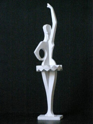 Скульптура под названием "an-white-sculpture-…" - Adolf Neystat, Подлинное произведение искусства