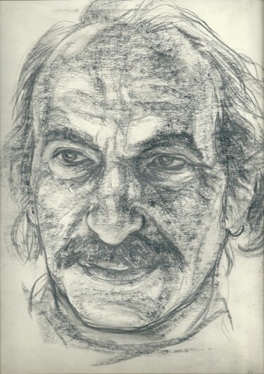 Рисунок под названием "Portrait of a Man.…" - Adolf Neystat, Подлинное произведение искусства