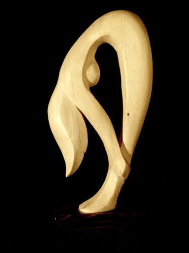 Скульптура под названием "Bow.jpg" - Adolf Neystat, Подлинное произведение искусства, Дерево