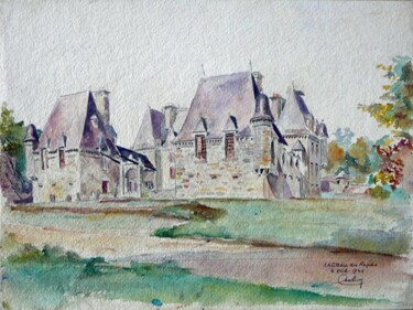Peinture intitulée "Château du Repas (O…" par Adolphe Cabon, Œuvre d'art originale