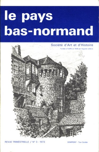 Dessin intitulée "le pays bas-normand…" par Adolphe Cabon, Œuvre d'art originale