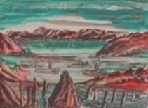 Malerei mit dem Titel "futurismo del terzo…" von Leo Principe, Original-Kunstwerk