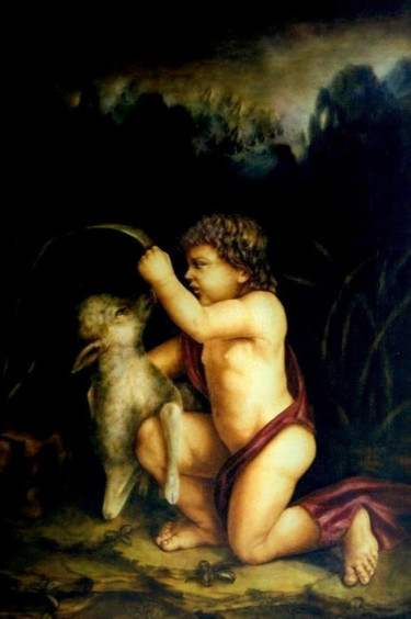 Pittura intitolato "ACIS" da Adonis-Charles, Opera d'arte originale, Olio Montato su artwork_cat.
