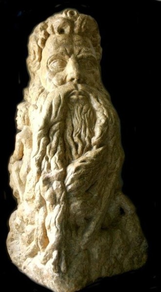 Escultura titulada ". MOÏSE. porté par…" por Adonis-Charles, Obra de arte original, Piedra