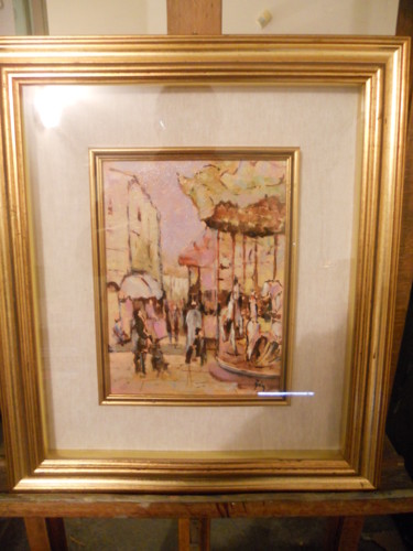 Malerei mit dem Titel "SAN CARLO LA FIERA…" von L. Adorni, Original-Kunstwerk, Öl