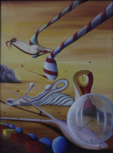 Malerei mit dem Titel "el sueño" von Rocha, Original-Kunstwerk, Öl