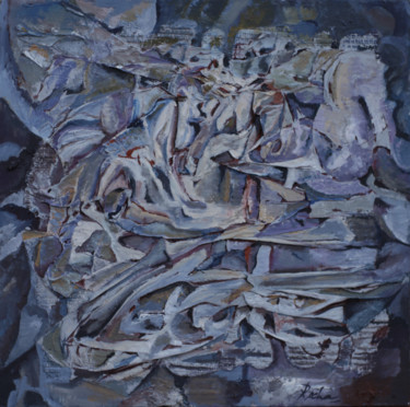 Malerei mit dem Titel "absalon" von Rocha, Original-Kunstwerk, Öl