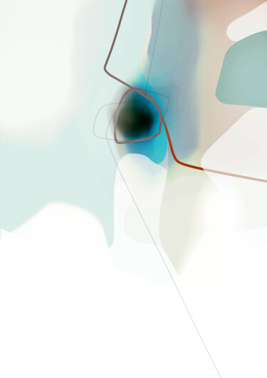 Grafika cyfrowa / sztuka generowana cyfrowo zatytułowany „Afterimage #19” autorstwa Adrian Bradbury, Oryginalna praca, 2D pr…