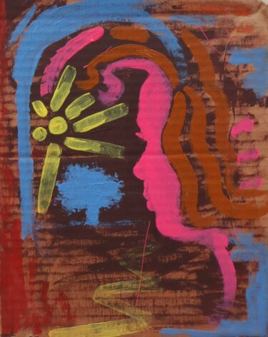 Peinture intitulée "arbol-de-la-vida" par Adrian Castro, Œuvre d'art originale, Acrylique