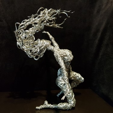 Sculpture titled "In the breeze" by Adrian Draghici, Original Artwork, Metals