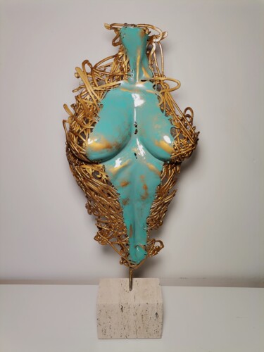 Sculptuur getiteld "Aphrodite" door Adrian Marok, Origineel Kunstwerk, Hars
