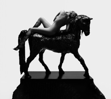Fotografía titulada "the horse" por Adrian Portmann, Obra de arte original, Fotografía digital