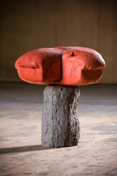 Skulptur mit dem Titel "Experiment" von Adrian Uncrut, Original-Kunstwerk, Kunststoff