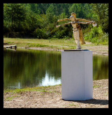 Sculpture titled "Interpretation - Be…" by Adrian Uncrut, Original Artwork, Plastic